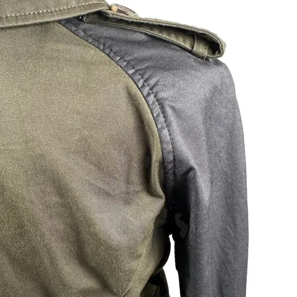 Altuzarra For‎ Target 20 Year Anniversary Jacket Trench Coat Belted Green XS - Picture 10 of 10